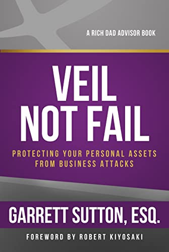 Veil Not Fail (Protecting Your Personal Assets from Business Attacks) by Sutton Garrett, 9781947588165