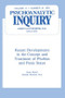 Recent Developments (Psychoanalytic Inquiry, 11.3) by George Moraitis, 9780881639506