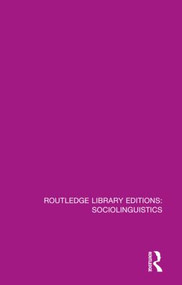 Sociolinguistics (A Sociological Critique) - 9781138352599 by Glyn Williams, 9781138352599