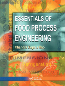 Essentials of Food Process Engineering by Chandra Gopala Rao, 9781439803103