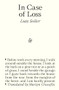 In Case of Loss by Lutz Seiler, Martyn Crucefix, 9781913505783
