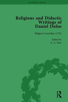 Religious and Didactic Writings of Daniel Defoe, Part I Vol 4 by W R Owens, P N Furbank, Liz Bellamy, J A Downie, 9781138756472