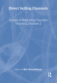 Direct Selling Channels by Bert Rosenbloom, 9781560244455