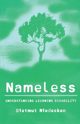 Nameless (Understanding Learning Disability) by Dietmut Niedecken, 9781583919422