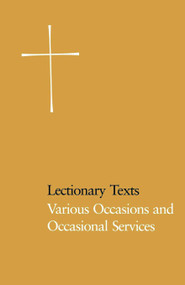 Lectionary Texts Pew Edition (Various Occasions and Occasional Services) by Church Publishing Incorporated, 9780898690675