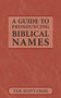 A Guide to Pronouncing Biblical Names by T.S.K. Scott-Craig, 9780819212924