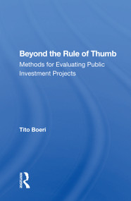Beyond The Rule Of Thumb (Methods For Evaluating Public Investment Projects) - 9780367162856 by Tito Boeri, 9780367162856