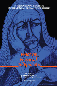 Emotion and Social Judgements by Joseph P. Forgas, 9780080402352