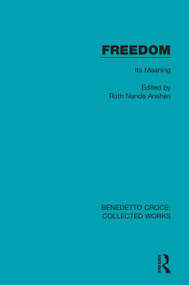 Freedom (Its Meaning) - 9780367139285 by Ruth Nanda Anshen, 9780367139285