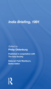 India Briefing, 1991 - 9780367162214 by Philip Oldenburg, 9780367162214