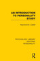 An Introduction to Personality Study - 9780367133320 by Raymond B. Cattell, 9780367133320