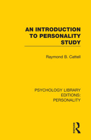 An Introduction to Personality Study - 9780367133320 by Raymond B. Cattell, 9780367133320