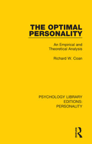 The Optimal Personality (An Empirical and Theoretical Analysis) - 9780367110048 by Richard W. Coan, 9780367110048