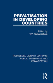 Privatisation in Developing Countries - 9780367187347 by V. Ramanadham, 9780367187347