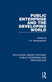 Public Enterprise and the Developing World - 9780367181918 by V. V. Ramanadham, 9780367181918
