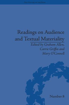 Readings on Audience and Textual Materiality - 9781848931596 by Carrie Griffin, Graham Allen, Mary O'Connell, 9781848931596