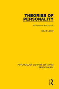 Theories of Personality (A Systems Approach) - 9780367133450 by David Lester, 9780367133450