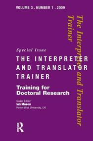 Training for Doctoral Research by J IAN Mason, 9781905763122