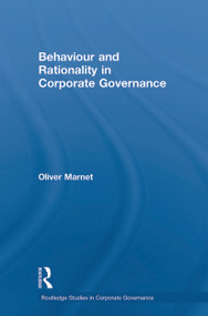 Behaviour and Rationality in Corporate Governance - 9780415620345 by Oliver Marnet, 9780415620345