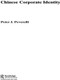 Chinese Corporate Identity - 9780415546768 by Peter Peverelli, 9780415546768