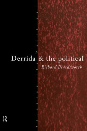 Derrida and the Political - 9780415109673 by Richard Beardsworth, 9780415109673