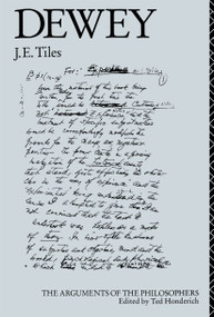 Dewey by J.E. Tiles, 9780415053105