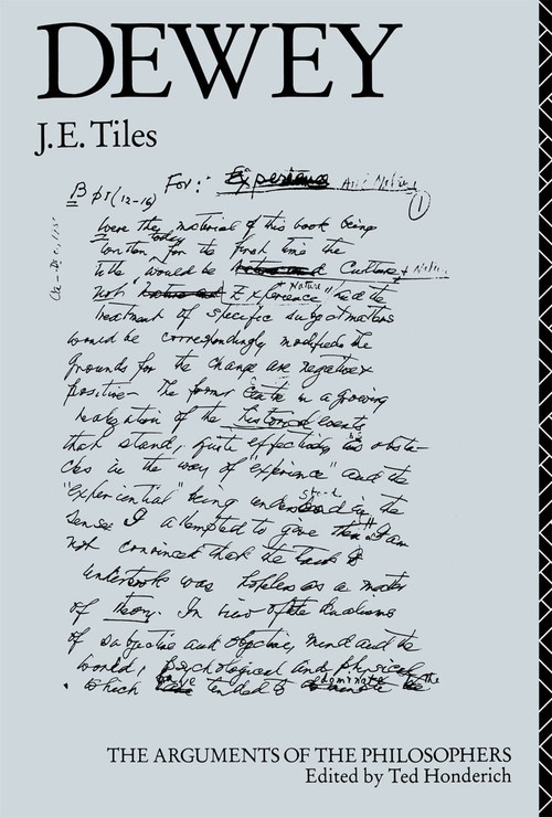Dewey by J.E. Tiles, 9780415053105