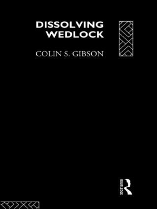 Dissolving Wedlock - 9780415032261 by Dr Colin Gibson, Colin Gibson, 9780415032261