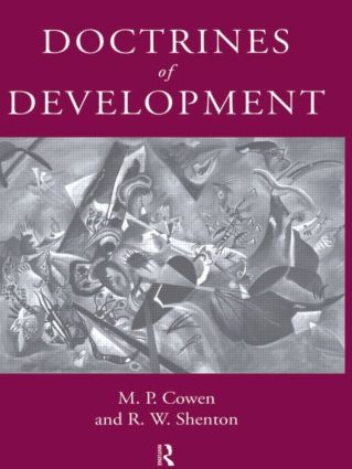 Doctrines Of Development by M. P. Cowen, 9780415125161