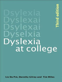 Dyslexia at College - 9780415404181 by T. R. Miles, Dorothy Gilroy, Elizabeth Ann Du Pre, 9780415404181