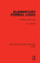 Elementary Formal Logic (A Programmed Course) - 9780367426170 by C. L. Hamblin, 9780367426170