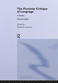 Feminist Critique of Language (second edition) - 9780415164009 by Deborah Cameron, 9780415164009