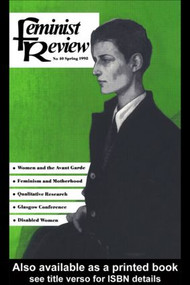Feminist Review (Issue 40) by The Feminist Review Collective, 9780415072694