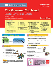 Developing Details (The Grammar You Need, Level 2) by Mark Alves, Henry Caballero, Michael Berman, Eileen Cotter, 9780866475730