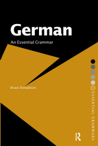 German: An Essential Grammar - 9780415366021 by Bruce Donaldson, 9780415366021