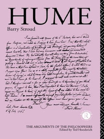 Hume-Arg Philosophers by Barry Stroud, 9780415036870