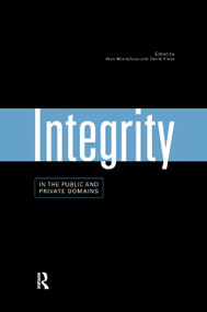 Integrity in the Public and Private Domains - 9780367605100 by Alan Montefiore, David Vines, 9780367605100