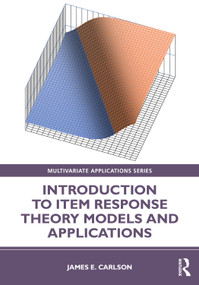 Introduction to Item Response Theory Models and Applications - 9780367471019 by James Carlson, 9780367471019