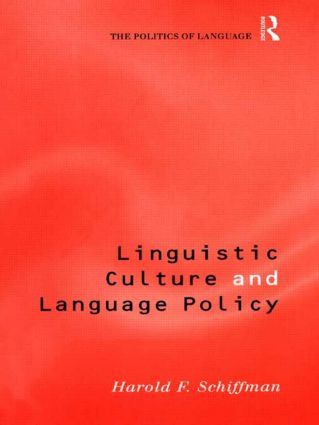 Linguistic Culture and Language Policy - 9780415184069 by Harold Schiffman, 9780415184069