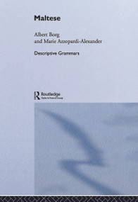 Maltese by Marie Azzopardi-Alexander, Albert Borg, 9780415657150