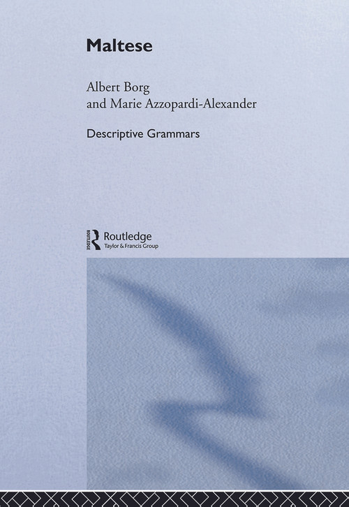 Maltese by Marie Azzopardi-Alexander, Albert Borg, 9780415657150