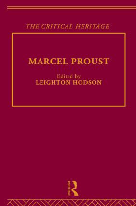 Marcel Proust - 9780415568982 by Leighton Hodson, 9780415568982