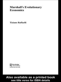 Marshall's Evolutionary Economics - 9780415406901 by Tiziano Raffaelli, 9780415406901