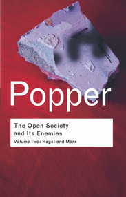 The Open Society and its Enemies (Hegel and Marx) - 9780415278423 by Karl Popper, 9780415278423