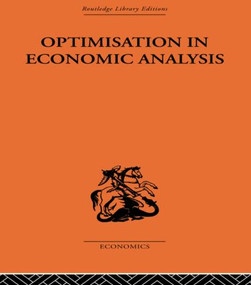 Optimisation in Economic Analysis by Gordon Mills, 9780415488839