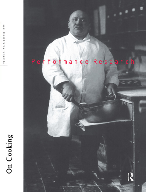 Performance Research (On Cooking) by Richard Gough, 9780415198028
