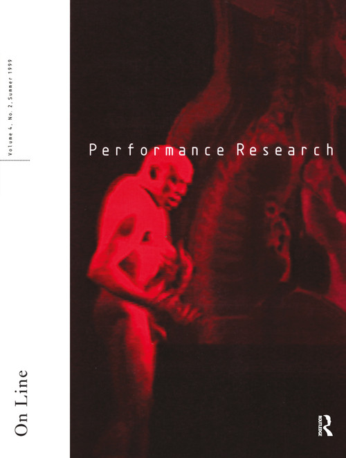 Performance Research (On Line) by Ric Allsopp, Scott deLahunta, 9780415198035