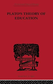 Plato's Theory of Education by R C Lodge, 9780415613934