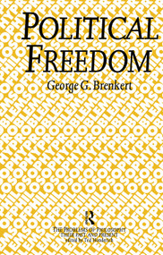 Political Freedom - 9780415755245 by George G. Brenkert, 9780415755245