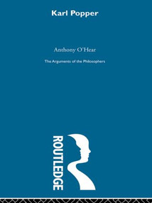 Popper-Arg Philosophers by Anthony O'Hear, 9780415488181